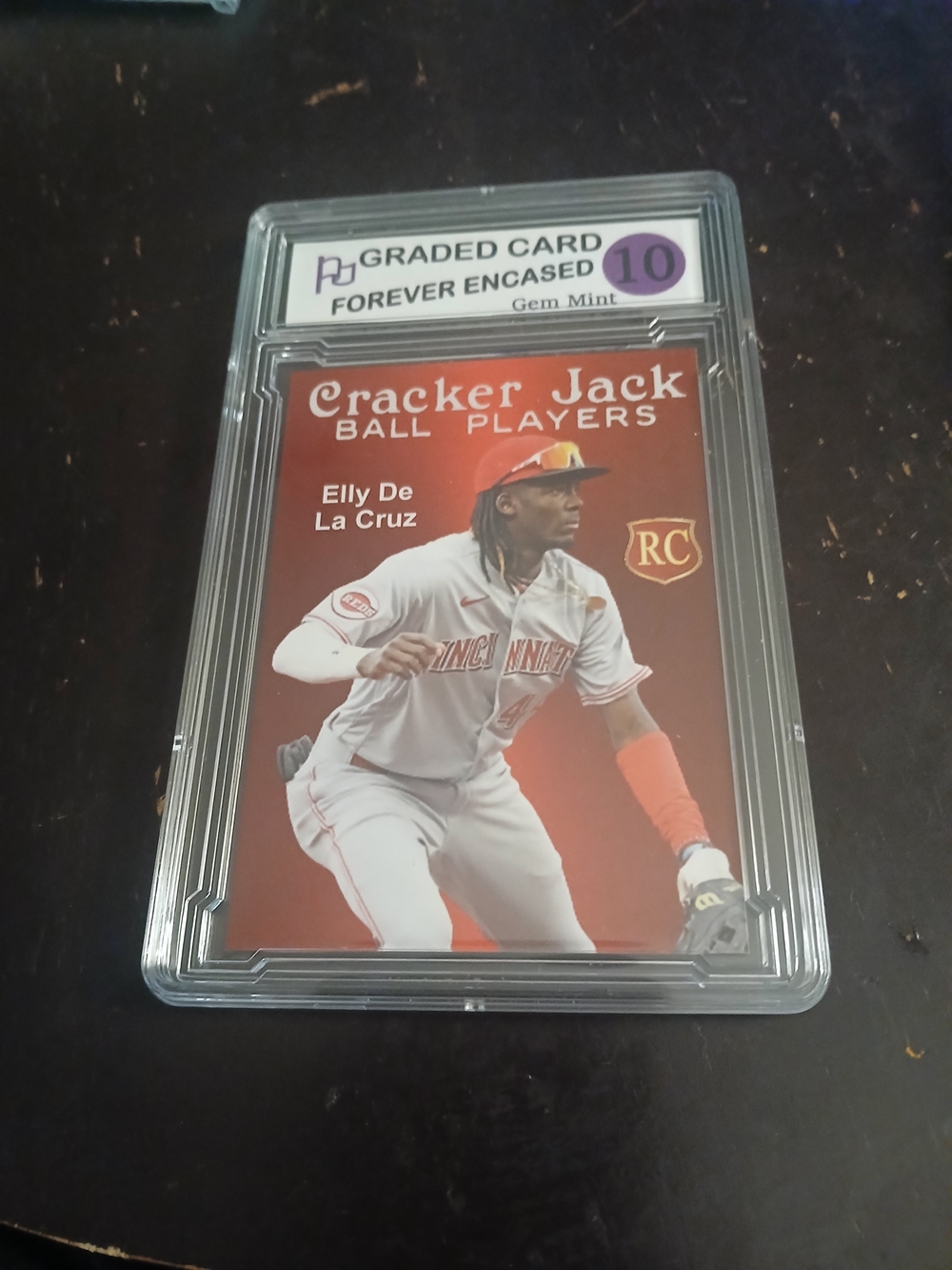 Cracker Jack Ball Players Elly De La Cruz Rookie Card - Printed Signature